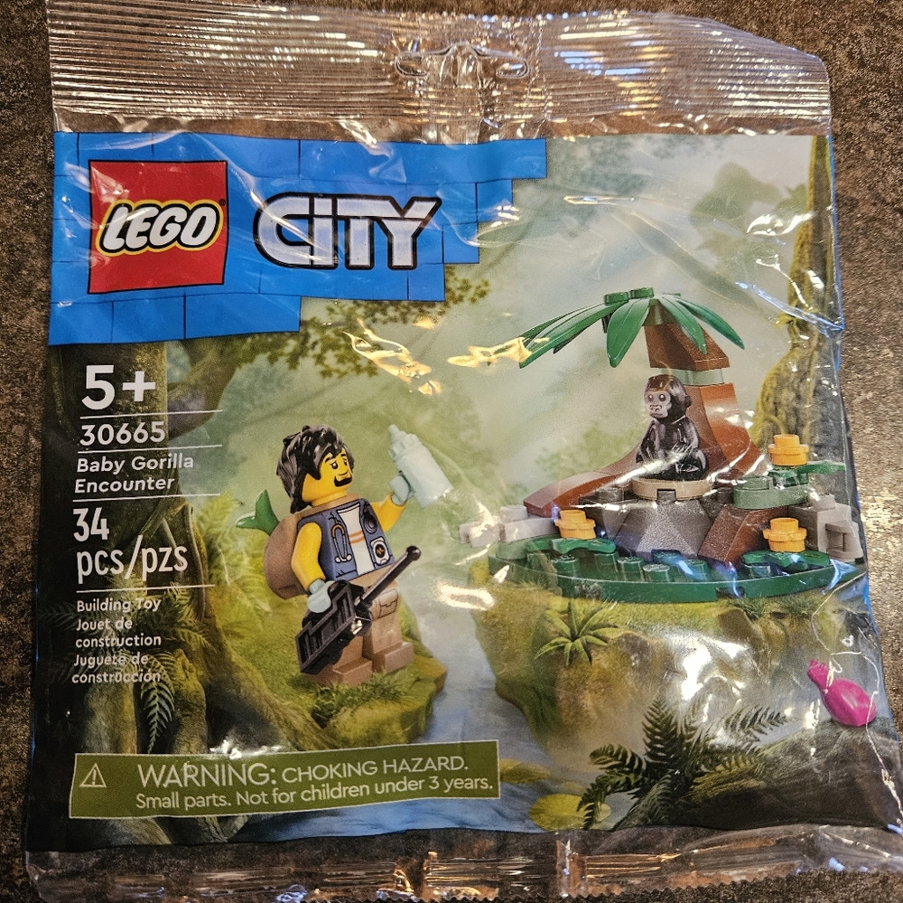 3 For 20!!! LEGO City Jungle Adventure Set New Poly Bag 30665 34 Pieces